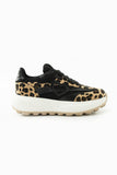 Zona Kadın Bağcıklı Sneaker Leopar